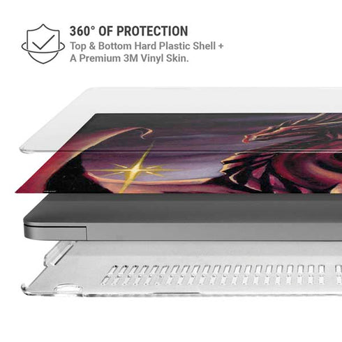 Ruth Thompson Red Dragon by Ruth Thompson MacBook Pro 14in (2021-24) Case plus Skin